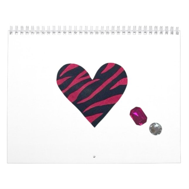 Zebra-heart Calendar (Cover)