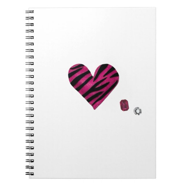 Zebra-heart Notebook (Front)
