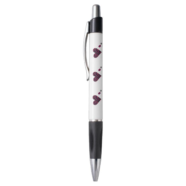 Zebra-heart Pen (Top (Vertical))