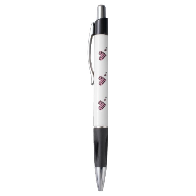 Zebra-heart Pen (Top (Vertical))