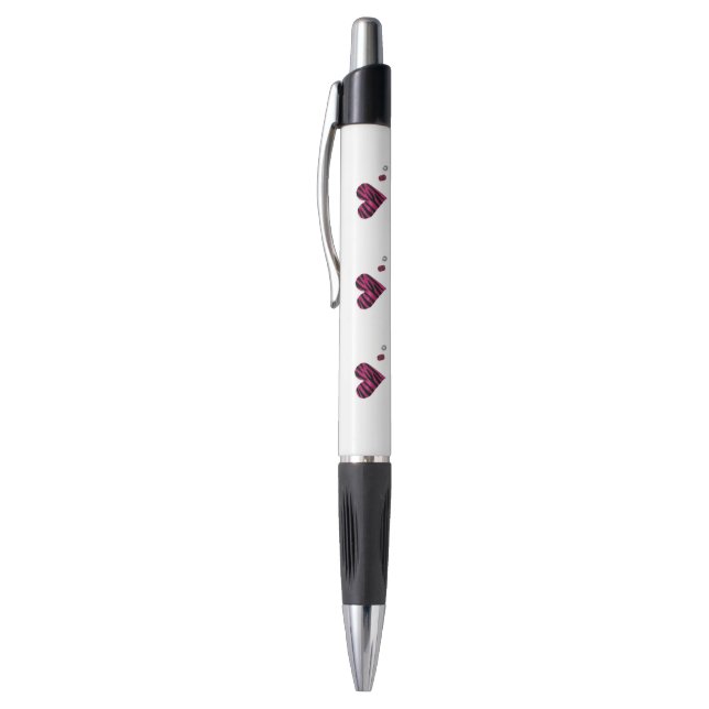 Zebra-heart Pen (Top (Vertical))