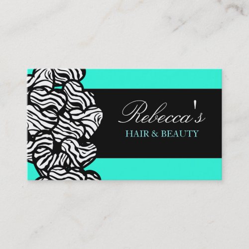 Zebra Hearts Design Business Card