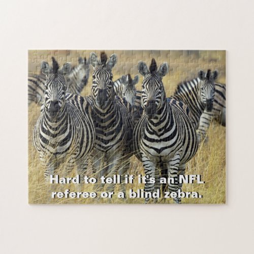 Zebra Herd Jigsaw Puzzle