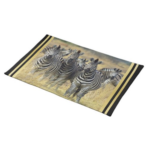 Zebra Herd Placemat