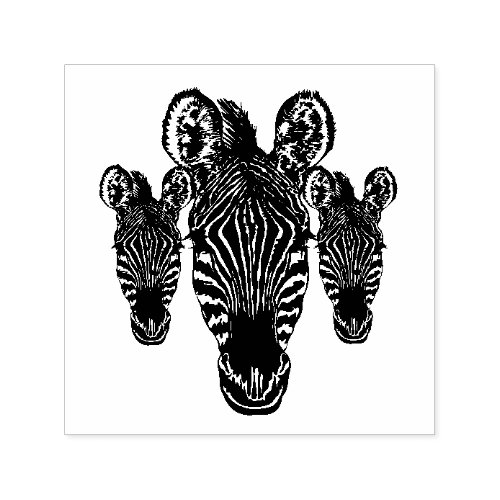 Zebra Herd Self_inking Stamp