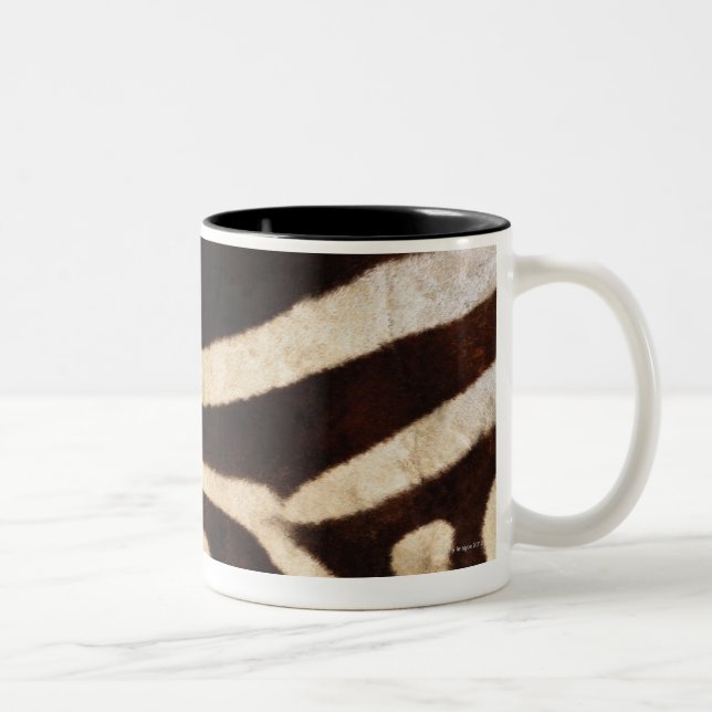 Zebra Hide 2 Two-Tone Coffee Mug (Right)