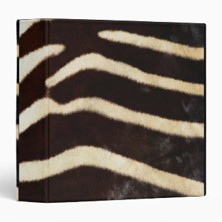 Zebra Hide 3 Ring Binder