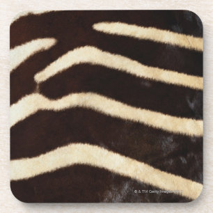 Zebra Hide Beverage Coaster
