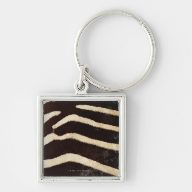 Zebra Hide Keychain (Front)