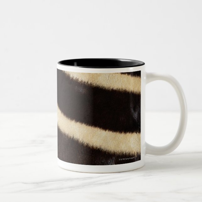Zebra Hide Two-Tone Coffee Mug (Right)