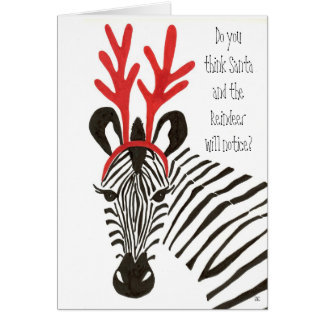 Fresh 15 Zebra Greeting Card