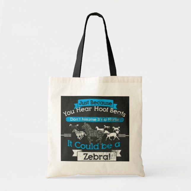 Zebra hoofbeats bag (Front)