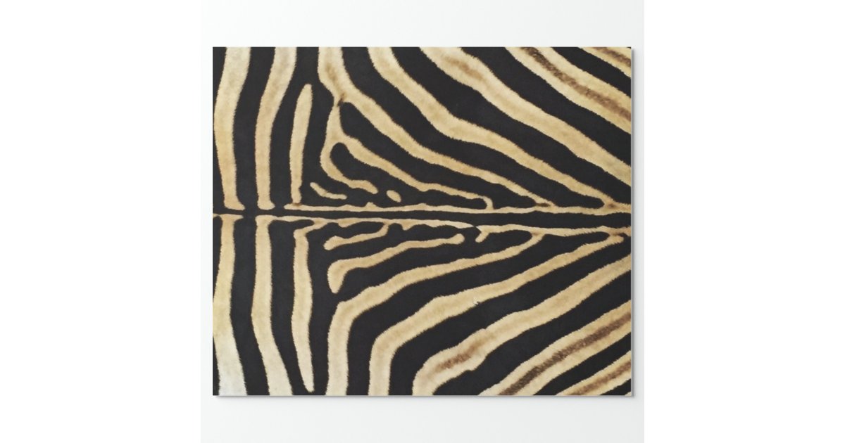 Zebra Hyde Decoupage Posters Wrapping Paper | Zazzle