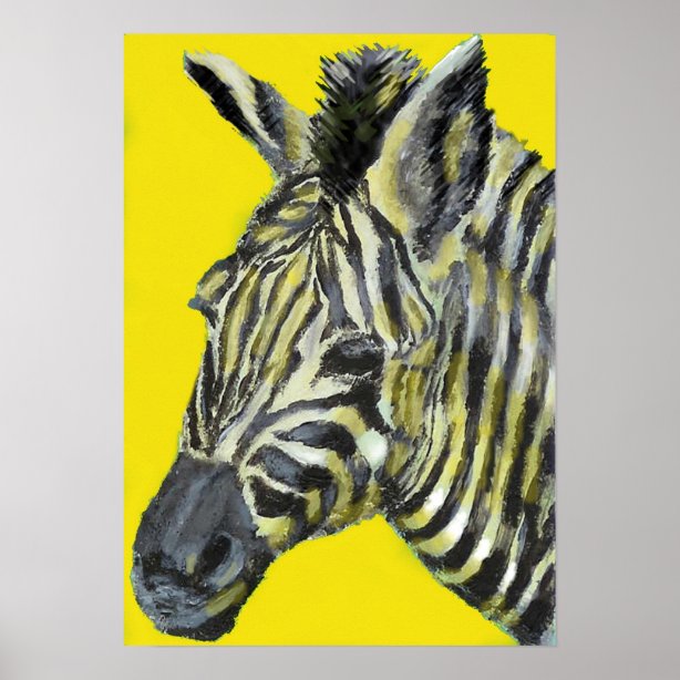 Red Zebra Art & Wall Décor Zazzle