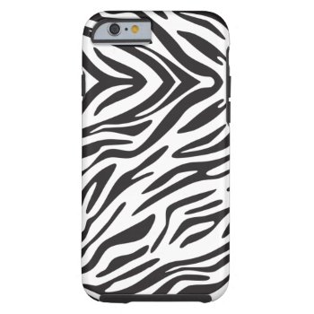 Zebra Iphone 6 Case by designdivastuff at Zazzle