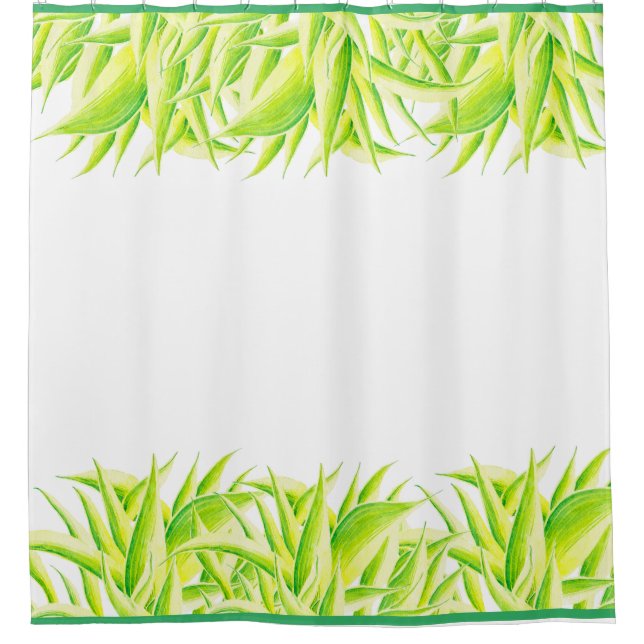 Zebra Iris on a Shower Curtain (Front)