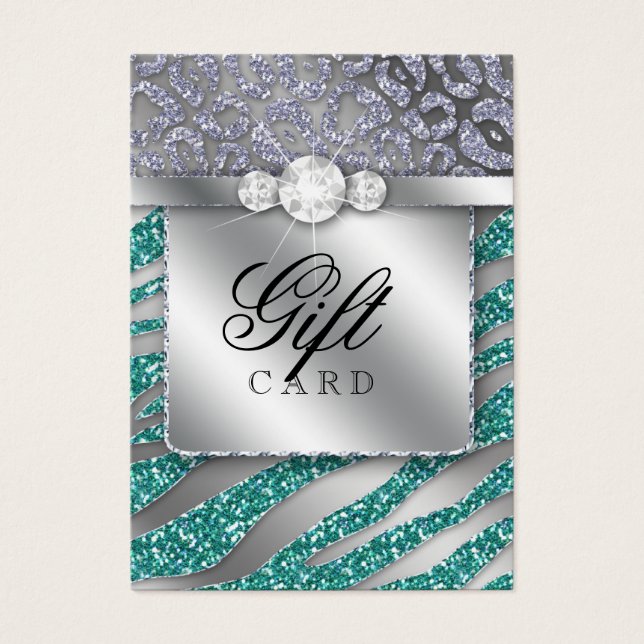 Zebra Jewelry Gift Card Silver (Front)