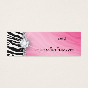 Zebra Jewelry Hang Tag Fashion
