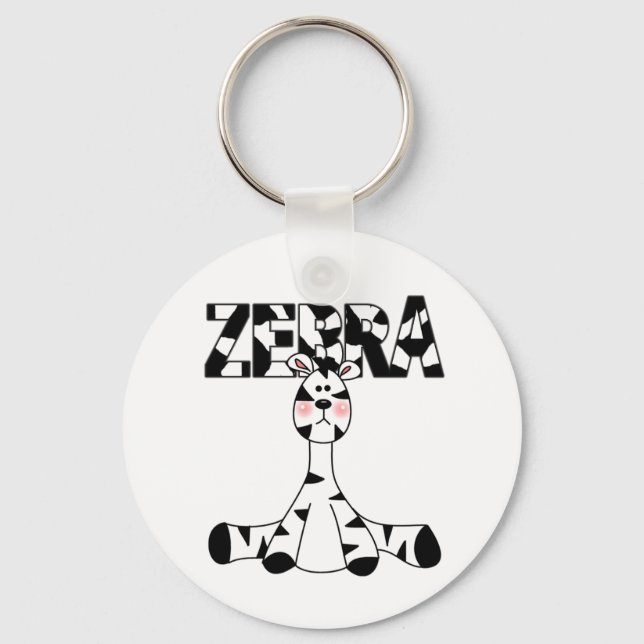 Zebra Keychain (Front)