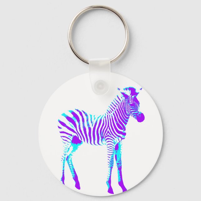  Zebra   Keychain (Front)