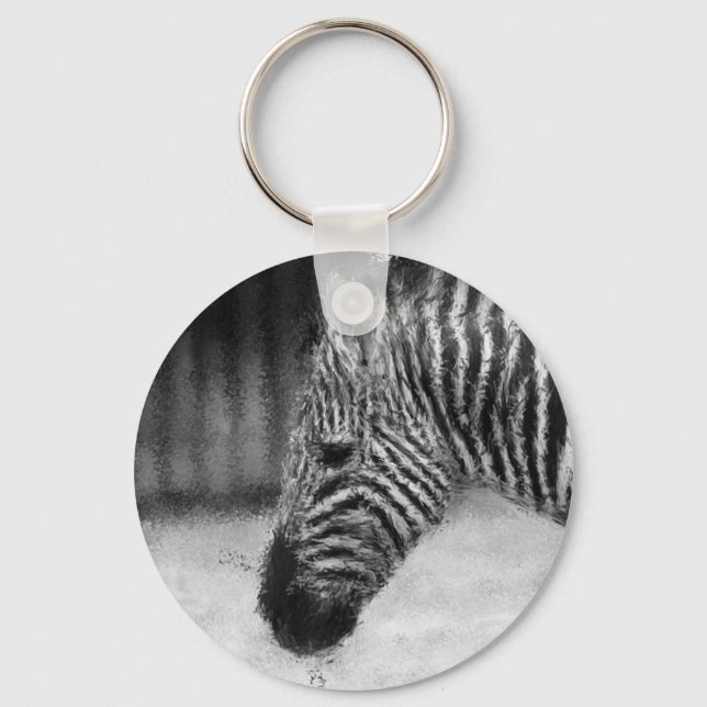 Zebra Keychain (Front)