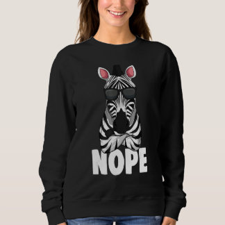 Zebra Kids Boys Girls Women Zebra Lover Sweatshirt