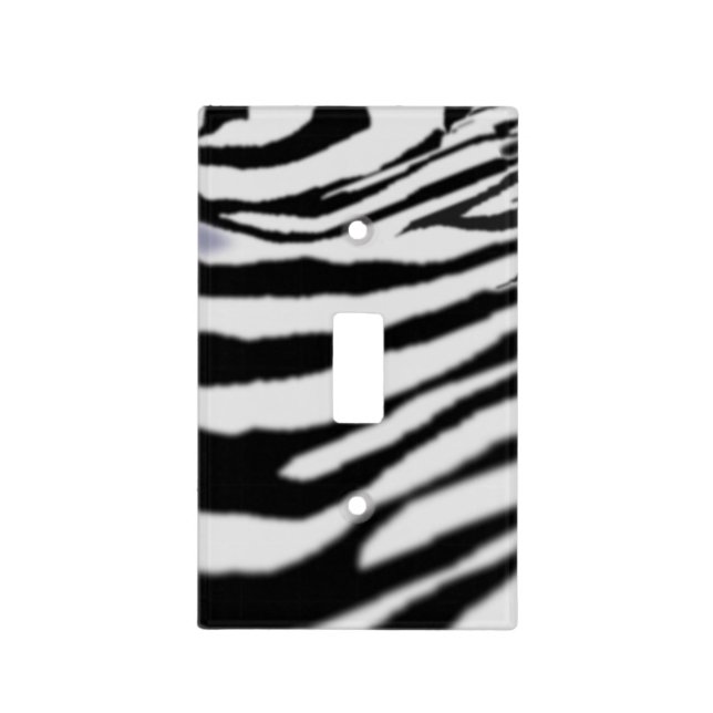 Zebra Light Switch Cover (Front)