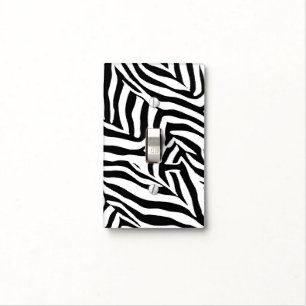 Zebra Light Switch Cover