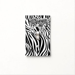 Zebra Light Switch Covers