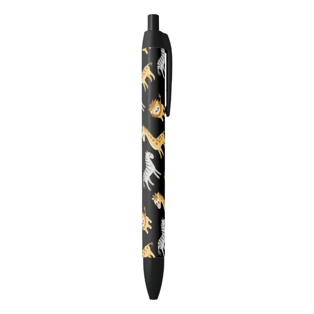 Zebra Lion and Giraffe Cute Baby Animals Pen (Bottom (Vertical))