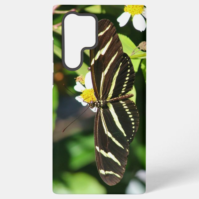 Zebra Longwing Butterfly Samsung Galaxy Case (Back)