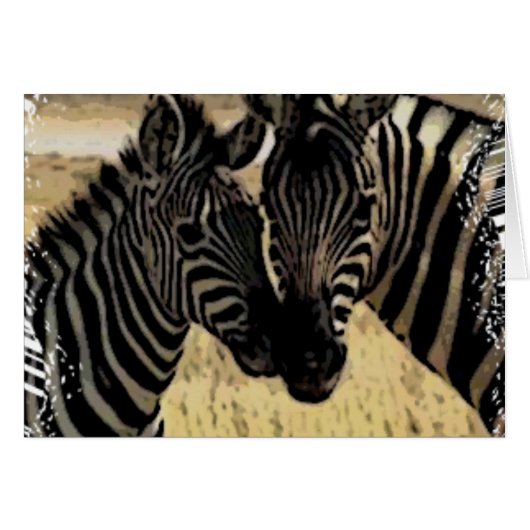 ZEBRA LOVE CARDS (Front Horizontal)