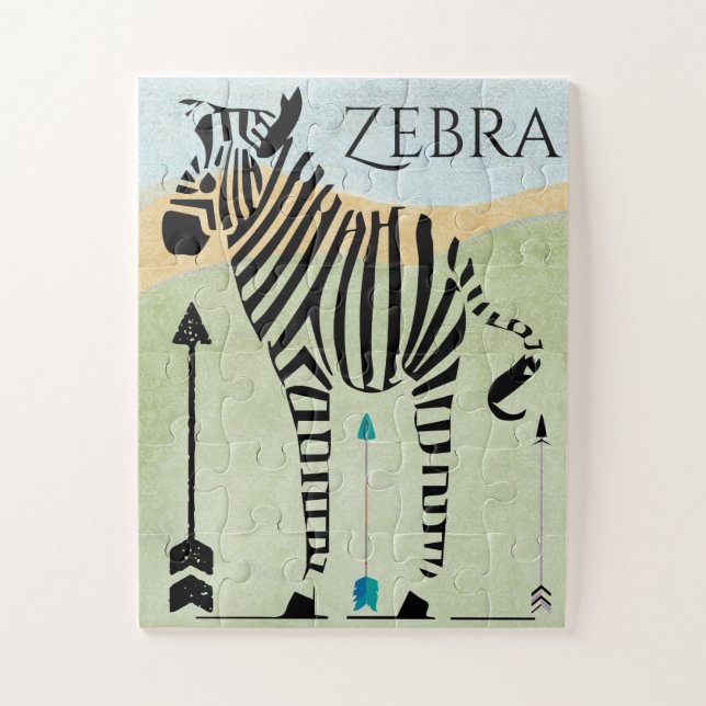 Zebra Lovers Gifts Jigsaw Puzzle (Vertical)
