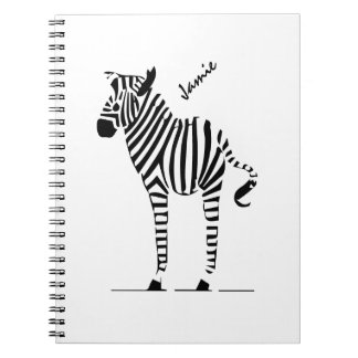 Zebra Lovers Gifts Notebook