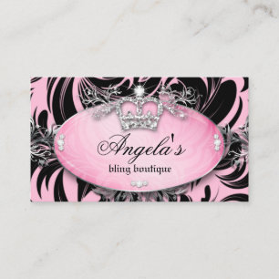 Zebra Loyalty Card Jewelry Crown Pink