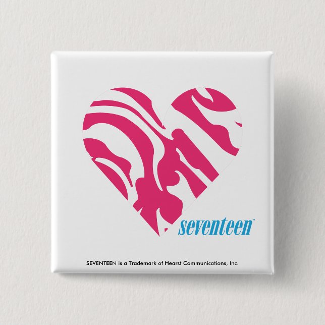 Zebra Magenta 2 Button (Front)