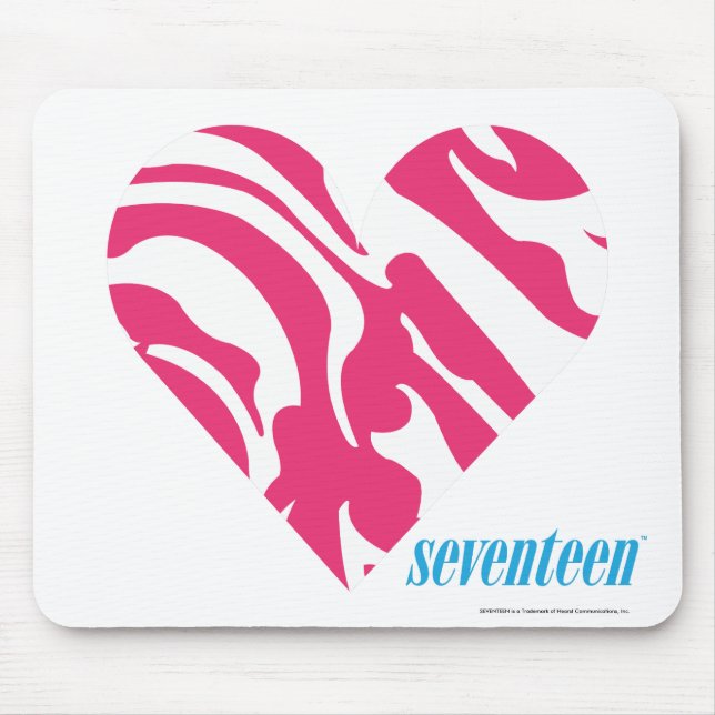 Zebra Magenta 2 Mouse Pad (Front)