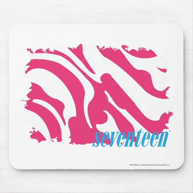 Zebra Magenta 3 Mouse Pad (Front)