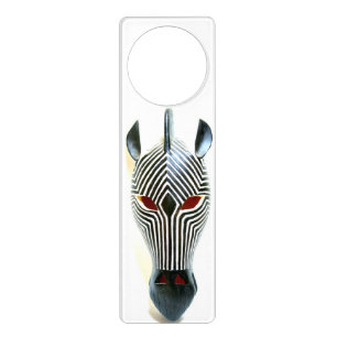 zebra mask hanger