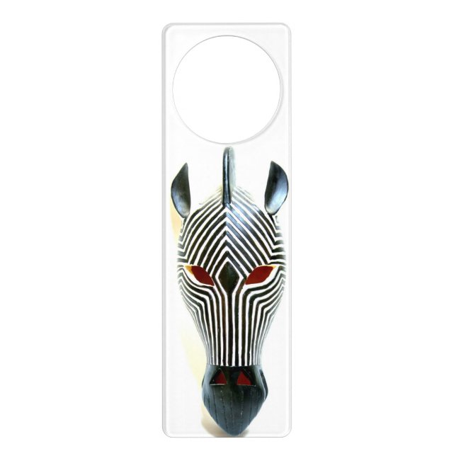 zebra mask hanger (Front)