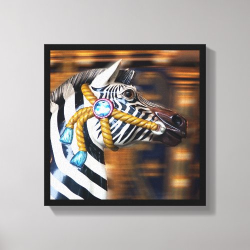 Zebra merry_go_round Canvas series 20