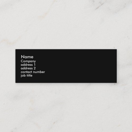 Zebra Business Card Templates