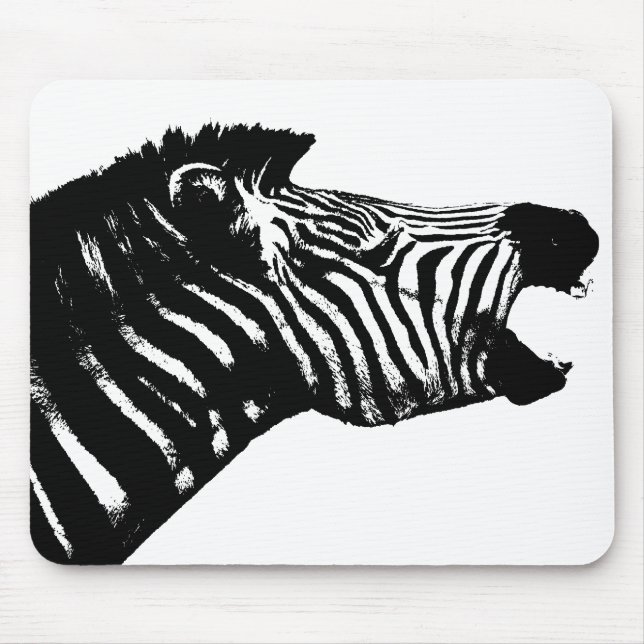 Zebra Mouse Pad (Front)