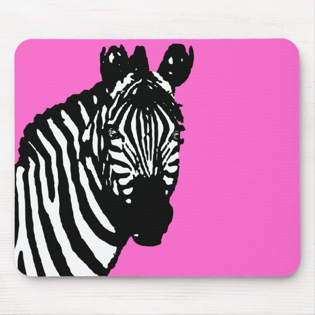 zebra. mouse pad (Front)