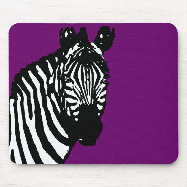 zebra. mouse pad (Front)