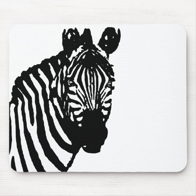 zebra. mouse pad (Front)