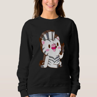 Zebra Multilayer Peace Relaxed Cute Aesthetic Sweatshirt