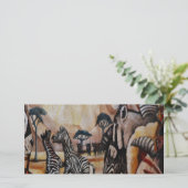 Zebra Mural (Standing Front)