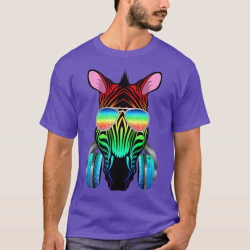 Zebra Music DJ _ Africa Collection T_Shirt