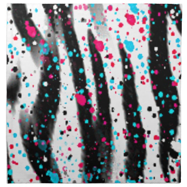 Zebra Napkin (Front)